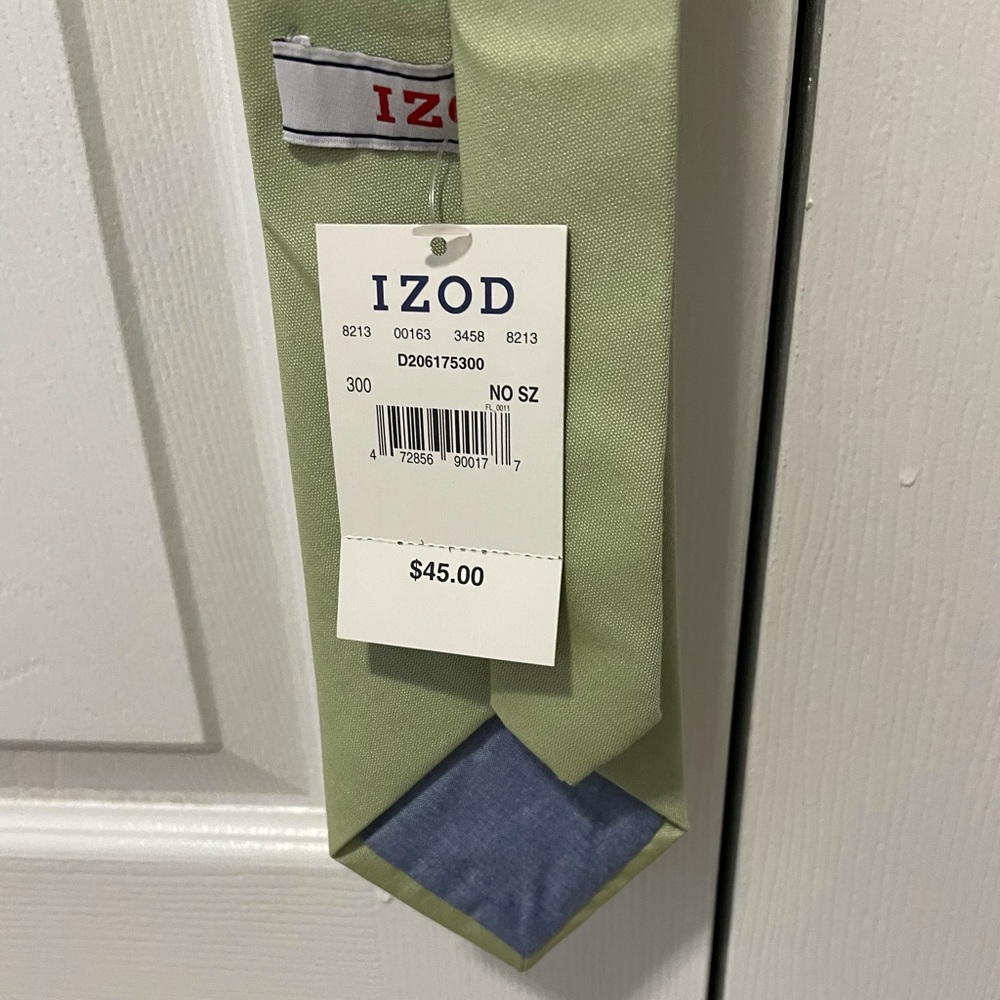 Izod Light Green Tie